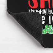 Dear Santa Naughty But Nice To All The Twinkling S Mousepad (Ecke)
