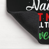 Dear Santa Naughty But Nice To All Ugly Sweaters! Mousepad (Ecke)
