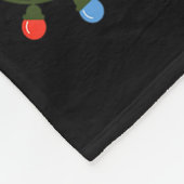 Dear Santa Naughty But Nice To The Mistletoe Funny Fleecedecke (Ecke)