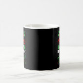 Dear Santa Naughty But Nice To The Mistletoe Funny Kaffeetasse (Mittel)
