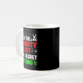 Dear Santa On Naughty List Funny Christmas Mens Wo Kaffeetasse (Vorderseite Links)