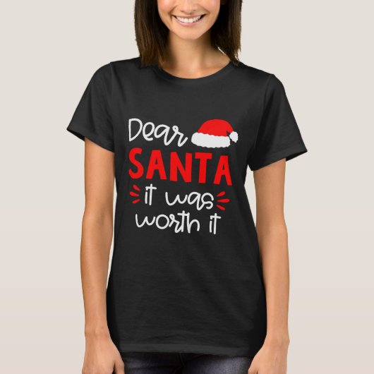Dear Santa Shirt Funny Matching Family Christmas P (Vorderseite)