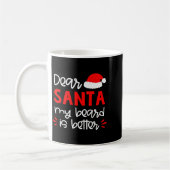 Dear Santa Shirt Funny Matching Family Christmas P Kaffeetasse (Links)