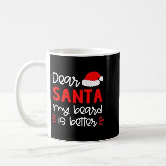 Dear Santa Shirt Funny Matching Family Christmas P Kaffeetasse (Links)