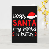 Dear Santa Shirt Funny Matching Family Christmas P Karte (Gelbe Blume)
