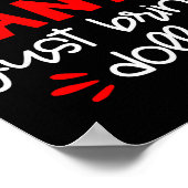 Dear Santa Shirt Funny Matching Family Christmas P Poster (Ecke)