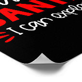 Dear Santa Shirt Funny Matching Family Christmas P Poster (Ecke)