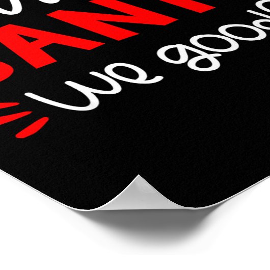 Dear Santa Shirt Funny Matching Family Christmas P Poster (Ecke)