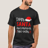 Dear Santa Shirt Siblings Matching Family Christma (Vorderseite)