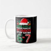 Dear Santa Students 6-7 67 Six Seven Funny Christm Kaffeetasse (Links)