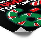 Dear Santa Students 6-7 67 Six Seven Funny Christm Poster (Ecke)