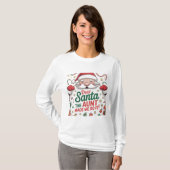 Dear Santa The Aunt Made Me Do It – Funny Matching T-Shirt (Vorne ganz)
