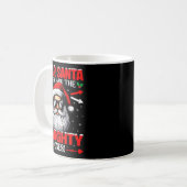 Dear Santa They Are The Naughty One Christmas Xmas Kaffeetasse (Vorderseite Links)