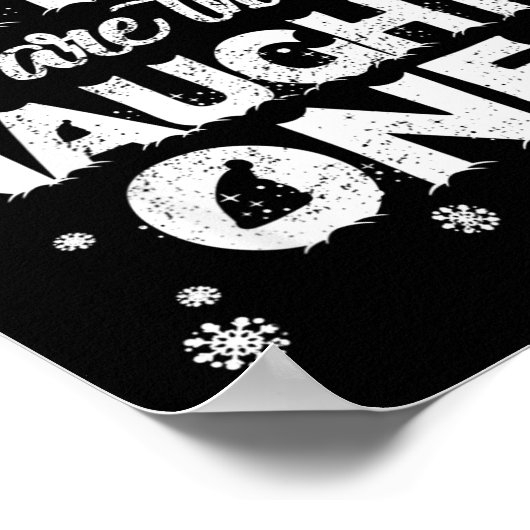 Dear Santa They Are The Naughty Ones Christmas Fam Poster (Ecke)