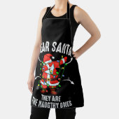 Dear Santa They Are The Naughty Ones Christmas Schürze (InSitu)