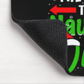 Dear Santa They Are The Naughty Ones Funny Christm Mousepad (Ecke)