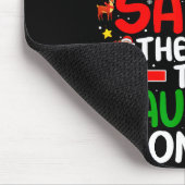 Dear Santa They Are The Naughty Ones Funny Christm Mousepad (Ecke)