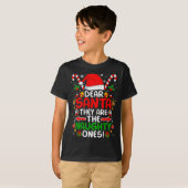 Dear Santa They Are The Naughty Ones Funny Christm T-Shirt (Vorne ganz)