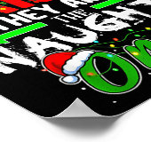 Dear Santa They Are The Naughty Ones Funny  Poster (Ecke)