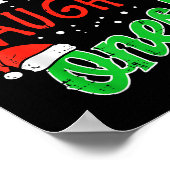 Dear Santa They Naughty Ones Christmas Xmas Men Wo Poster (Ecke)