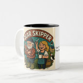 Dear Skipper Mug Zweifarbige Tasse (Vorderseite Links)