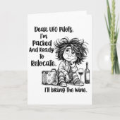 Dear Ufo Lots I'm Packed And Ready To Relocate I'l Karte (Vorderseite)