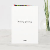 Dear Uncle. Feiertagskarte (Rückseite)