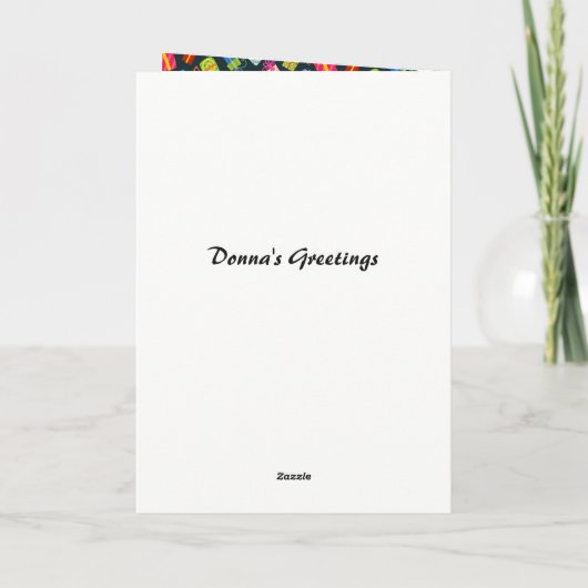 Dear Uncle. Feiertagskarte (Rückseite)