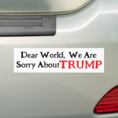 Dear World Autoaufkleber (Auf Auto)
