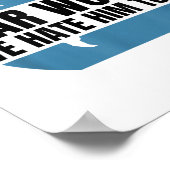 Dear World We Hate Him Too  Poster (Ecke)