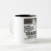 Dearborn-Antrieb in der großartige Öffnungs-Retro Zweifarbige Tasse (Vorderseite Links)