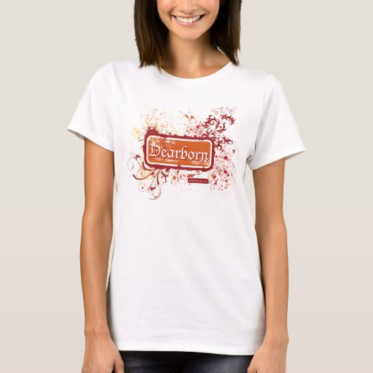 Dearborn beunruhigte Damen-T-Shirt T-Shirt (Vorderseite)