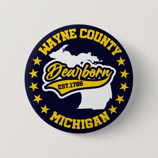 Dearborn, Michigan Button (Vorderseite)