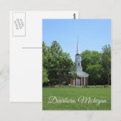 Dearborn Postkarte (Vorne/Hinten)