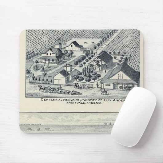 Deardorff and Centennial Vineyards, Kalifornien Mousepad (Mit Mouse)