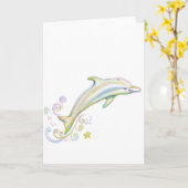 Dearest Dolphin Karte (Gelbe Blume)