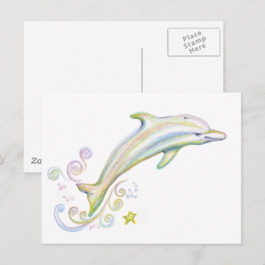 Dearest Dolphin Postkarte (Vorne/Hinten)