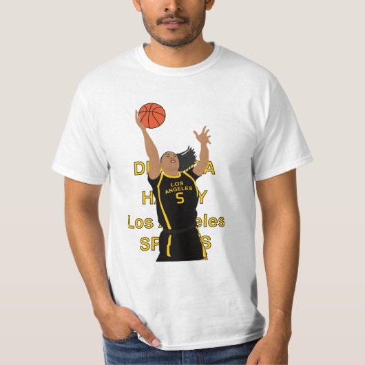 Dearica Hamby spielt Basketball T-Shirt (Vorderseite)