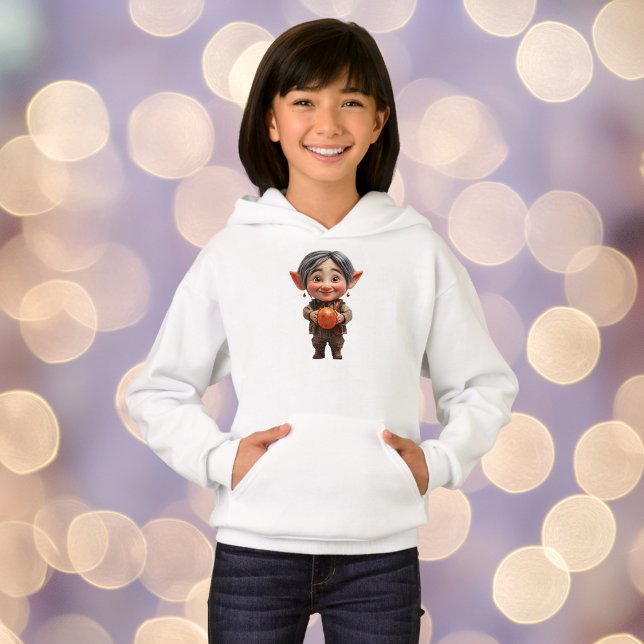 Dearie Christmas Elf Girl's Hoodie (Von Creator hochgeladen)