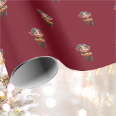 Dearie Christmas Elf Wrapping Paper Geschenkpapier
