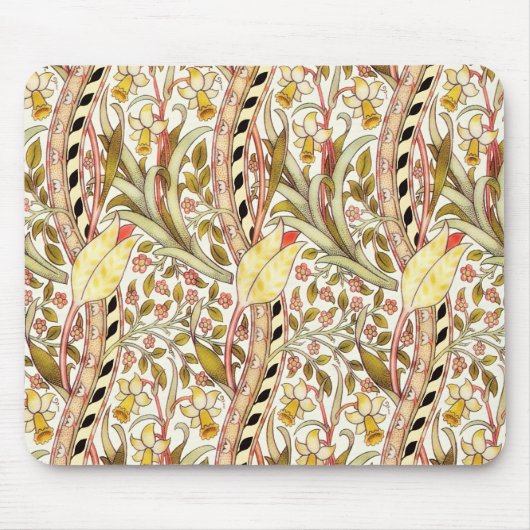 Dearle Daffodil Vintag Floral Mousepad (Vorne)