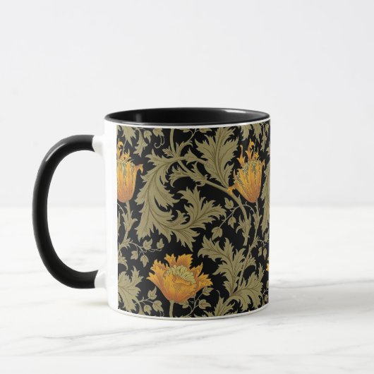 Dearle Gold Anemones William Morris Tasse (Links)