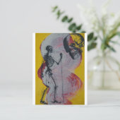 Dearth Card Postkarte (Stehend Vorderseite)