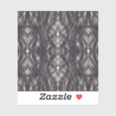 Death Abstract Dark Black Watercolor Art Aufkleber (Blatt)