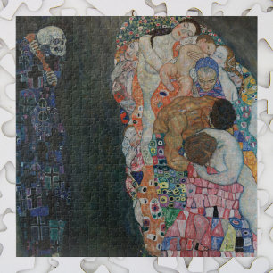 Death and Life by Gustav Klimt Vintage Art Nouveau Puzzle