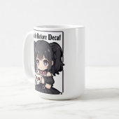 Death Before Decaf Kaffeetasse (Vorderseite Links)