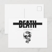 Death Before Dishonour card Postkarte (Vorne/Hinten)