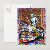 Death Card Postkarte (Vorne/Hinten)