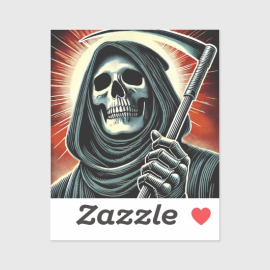 death character illustration aufkleber (Blatt)