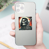 death character illustration aufkleber (Telefon)